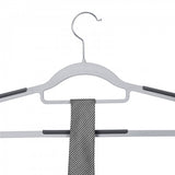 30er-Set Kleiderbügel Anzugbügel Grau