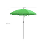 Sonnenschirm Ø 160 cm Grün