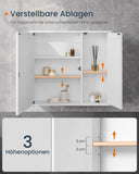 NEU Spiegelschrank 15 x 60 x 55 cm schneeweiß