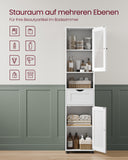 NEU Badezimmerschrank mit offnem Fach platzsparend weiß