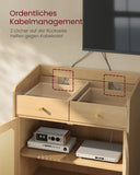 NEU Sideboard Rattan-Optik mit Schubladen eichenbeige