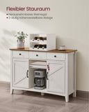 NEU Küchenschrank mit Weinregal vintageweiß
