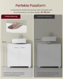 NEU Waschbeckenunterschrank 2 Fächer weiß