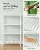 NEU Badregal Bambus 60x100cm weiß-natur