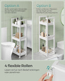 NEU Badregal 3 Ebenen Bambus schmal