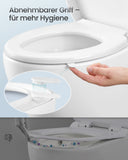 NEU Toilettensitz  mit Absenkautomatik und Abnehmbarem Deckel weiß