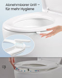 NEU Toilettendeckel O-Form Absenkung weiß