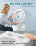 NEU Toilettendeckel O-Form Absenkung weiß