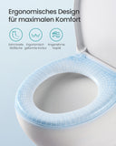 NEU Toilettendeckel O-Form Absenkung weiß