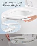 NEU Toilettensitz O-Form mit Kindersitz weiß