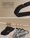 NEU 50er-Set Kleiderbügel 43,5 cm lang schwarz