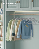 NEU 50er-Set Kinderkleiderbügel mit 360° drehbaren Haken taubengrau