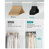 Lot de 30 cintres noirs
