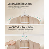 30er-Set Kleiderbügel Weiß