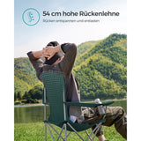 NEU 2er-Set Klapp-Campingstuhl mit Getränkehalter dunkelgrün