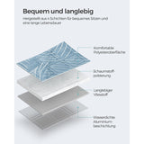NEU Picknickdecke 200 x 200 cm mit 4 Erdankern hellblau