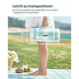 NEU Picknickdecke 300 x 200 cm wasserdicht grün-weiß