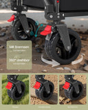 NEU Handwagen faltbar 150L mit Griff tintenschwarz