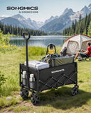 NEU Handwagen faltbar 150L Rollen tintenschwarz