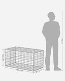 Neu Gabionen 36,5 x 26 cm Eschenschwarz