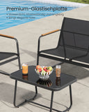 NEU Gartenmöbel Set 2 Schaukelstühle Tisch