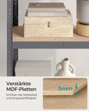 NEU Schwerlastregal mit Stahlgestell und 4 verstellbaren Ablagen blau