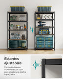 NEU Standregal mit 5 Ablagen in Industrie-Design 200 x 120 x 60 cm blau