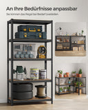 NEU Standregal mit 5 Ablagen in Industrie-Design 200 x 120 x 60 cm blau