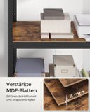 NEU Standregal mit 5 Ablagen in Industrie-Design 200 x 120 x 60 cm blau