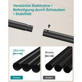 Neu Kleiderständer auf Rolle Schwarz