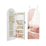 NEU Schmuckschrank mit LED-Beleuchtung und Innenspiegel 10 x 42 x 108 cm