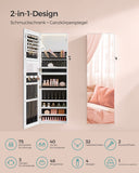 NEU Schmuckschrank 140cm beleuchteter Spiegel weiß