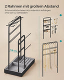 NEU Schmuckständer Metallrahmen Samt