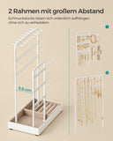 NEU Schmuckständer Metallrahmen Geschenkidee weiß