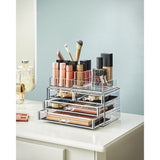 Kosmetik-Organizer mit 4 Schubladen und 11 Fächern Transparent
