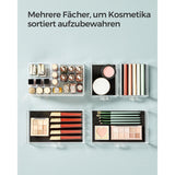 Kosmetik-Organizer mit 4 Schubladen und 11 Fächern Transparent