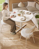 NEU Esstisch rund 80 cm für 4 Personen weiß