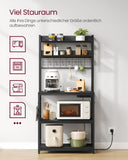 NEU Küchenregal mit Steckdosen und Gitterplatte 40 x 80 x 170 cm