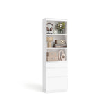 NEU Bücherregal 180cm Schubladen schneeweiß