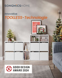 NEU Bücherregal 6 Fächer 83cm weiß