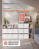 NEU Bücherregal 9 Fächer 83cm schneeweiß