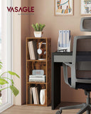 NEU Bücherregal mit 3 Ebenen offenes Aufbewahrungsregal 24 x 30 x 94,8 cm