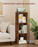 NEU Bücherregal mit 3 Ebenen offenes Aufbewahrungsregal 24 x 30 x 94,8 cm