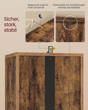 NEU Bücherregal mit 4 Ebenen vintagebraun