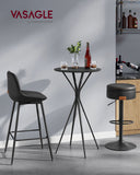 NEU Bartisch mit Metallgestell 60 x 60 x 105 cm