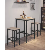 Bartisch 6x 6x 92 cm Greige-Schwarz
