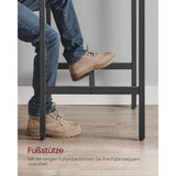 Bartisch 6x 6x 92 cm Greige-Schwarz