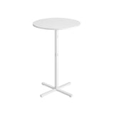 NEU Bartisch rund 60 x 60 x 104,5 cm weiß