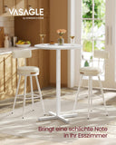 NEU Bartisch rund 60 x 60 x 104,5 cm weiß