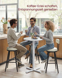NEU Bartisch rund 60 x 60 x 104,5 cm weiß